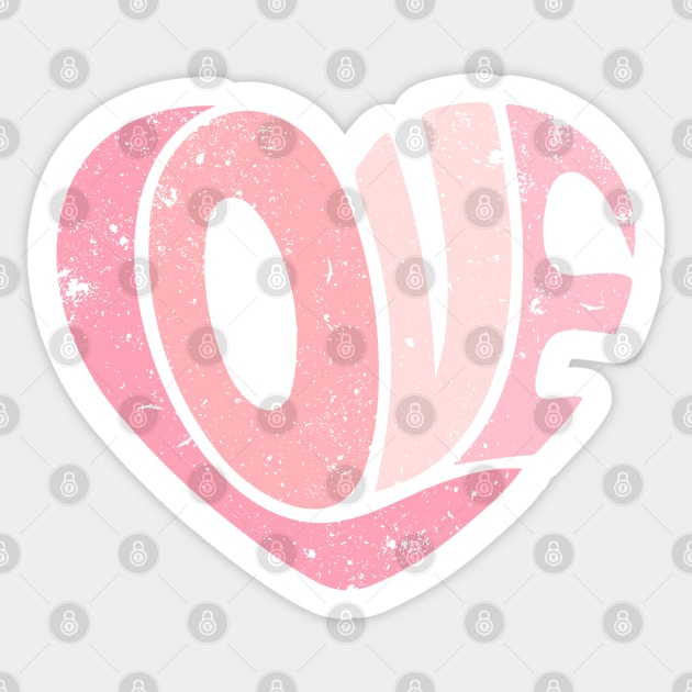 Love typography Pink Trendy Colors Sticker by Hobbybox